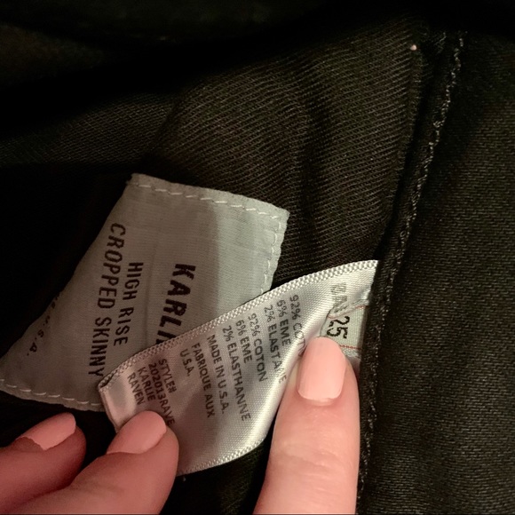 Baldwin BLDWN karlie denim in black / raven NWT - Picture 4 of 4